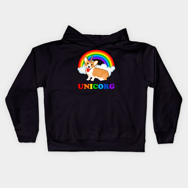 UNICORG Kids Hoodie by Yeldar